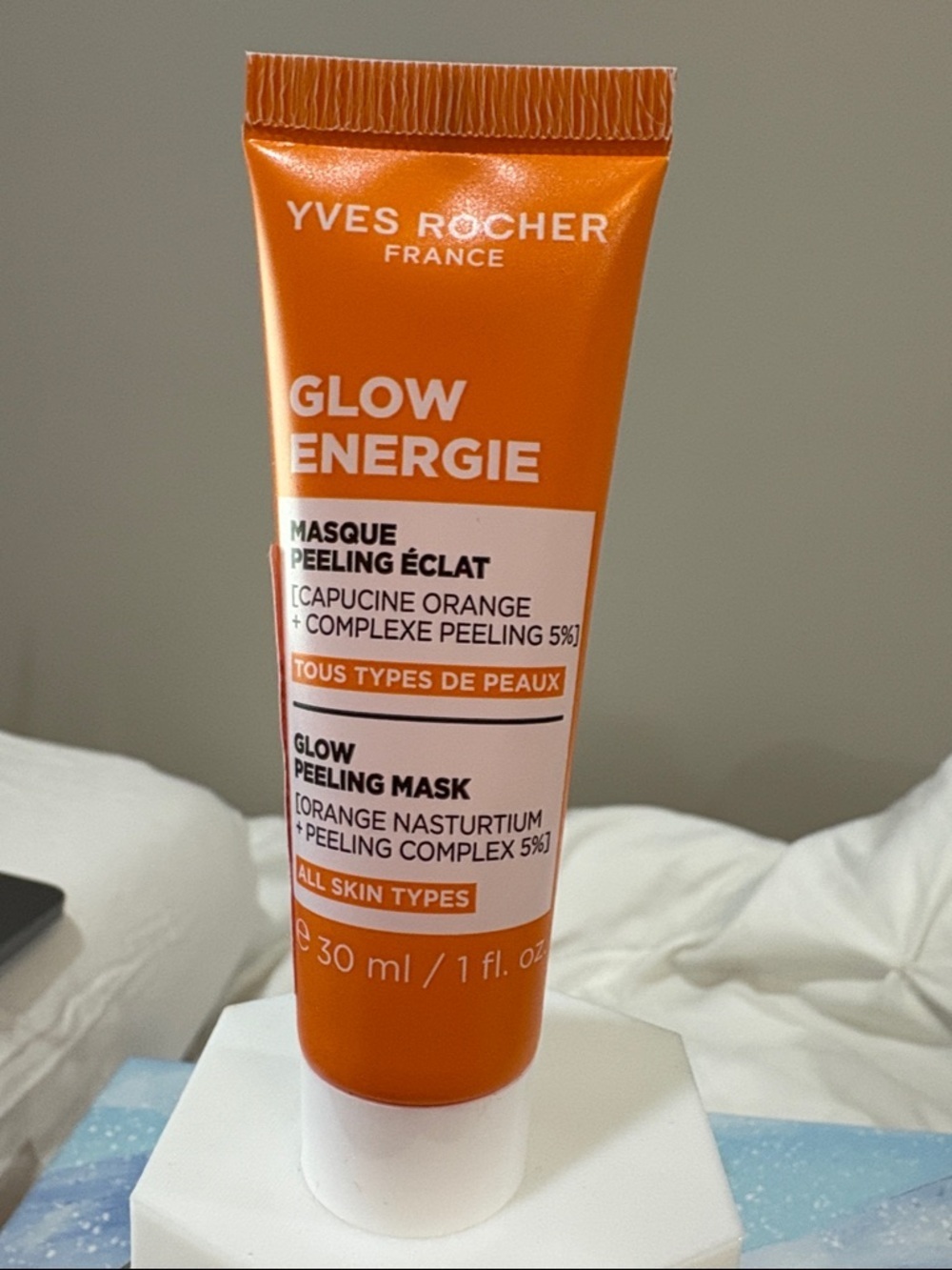 3/$25 Yves Rocher Glow Energie Glow Peeling Mask 30mL BNIB